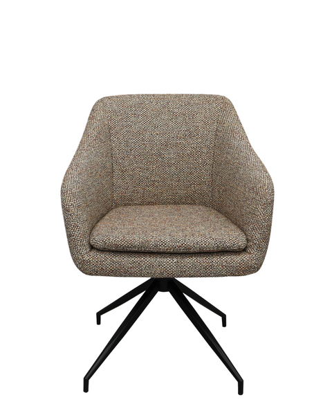 Scaun Santi metal/țesătură 49714 - foto