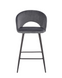 Scaun bar H96 metal/tesatura 32033 - foto produsului 2