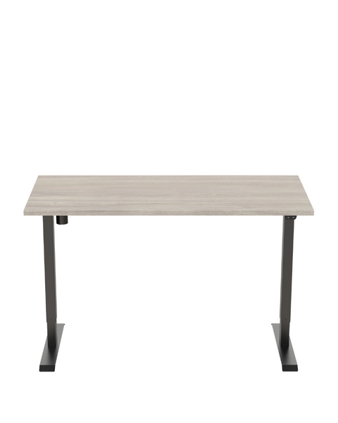Masa cu suport electric ET114 E BK, blat K019 gri, 1400x700 (ET1) 42172 - foto
