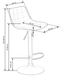 Scaun bar H95 metal/tesatura 39547 - foto produsului 6