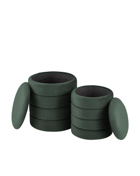 Set de pufuri Pacho velur 47951 - foto