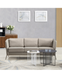 Canapea Salvador 3 metal/piele ecologică 49706 - foto produsului 2