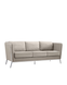 Canapea Salvador 3 metal/piele ecologică 49706 - foto produsului 1