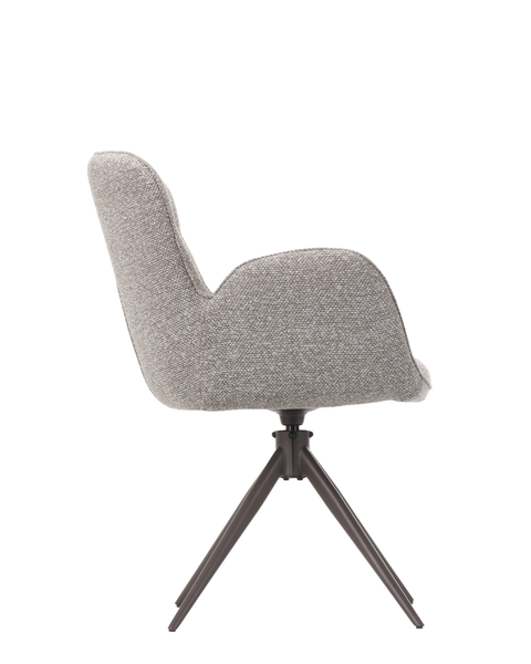 Scaun Yannick metal/țesătură 49711 - foto