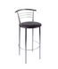 Scaun bar Marco hoker chrome V-4 metal/piele ecologică 27848 - foto