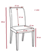 Scaun C2301 UF865-10 metal/velvet 49317 - foto produsului 2