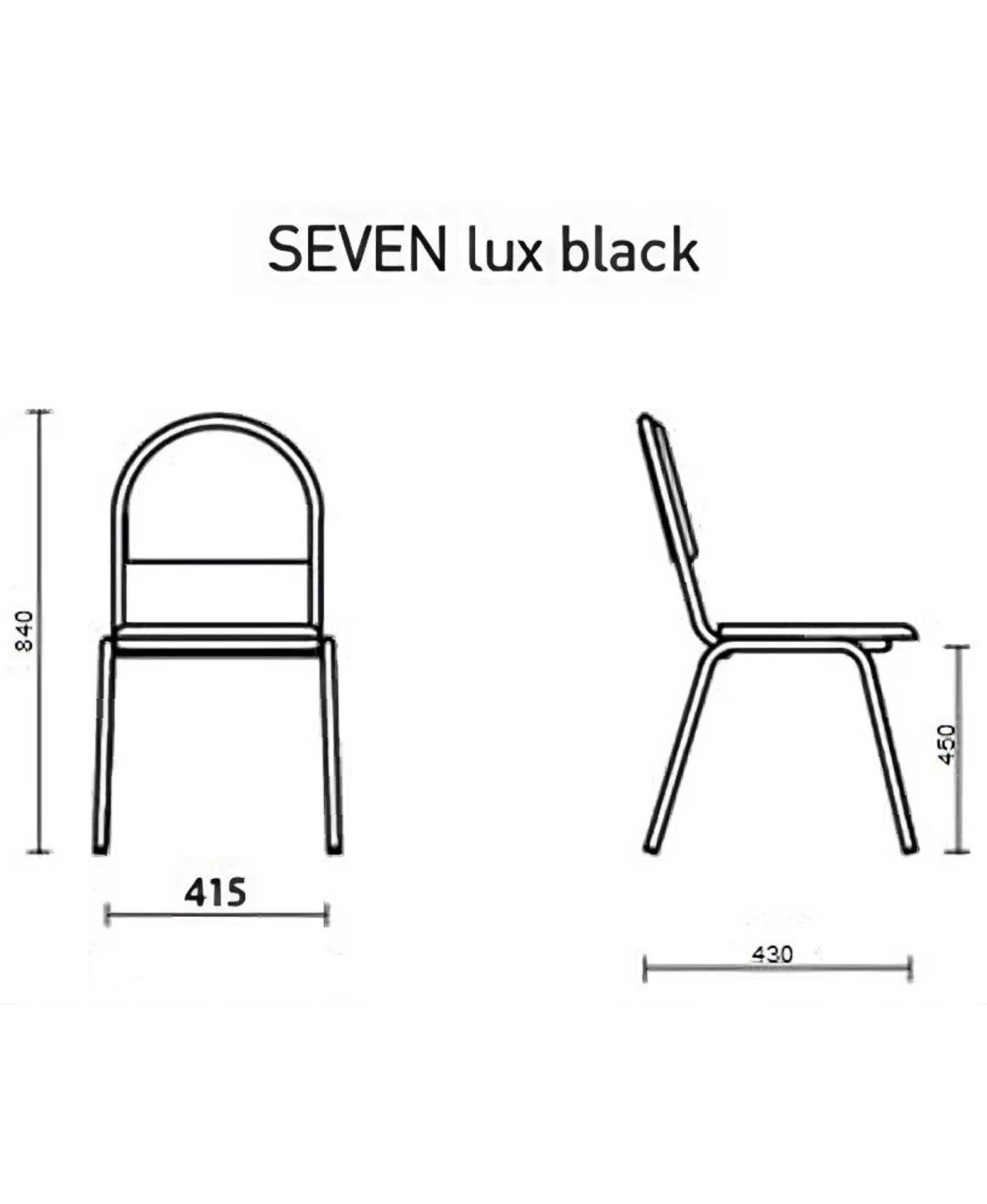Scaun Seven Lux 