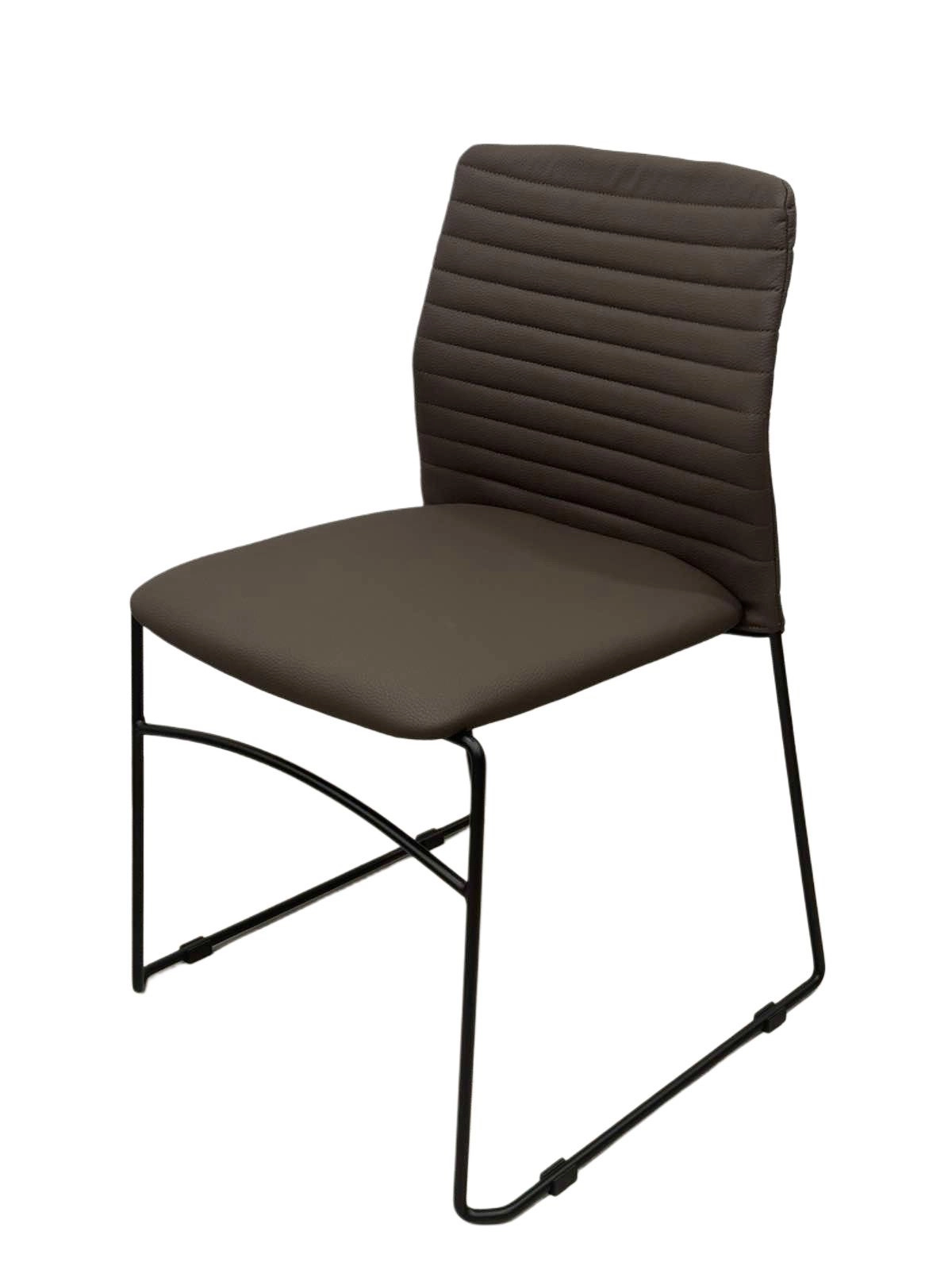 Scaun Porter PVC, cafeniu